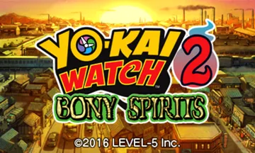 Yo-Kai Watch 2 - Bony Spirits (USA). screen shot title